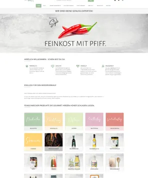 Onlineshop Referenz Transparent DieGenussArt