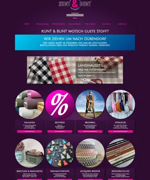 Onlineshop Referenz Transparent KuntundBunt